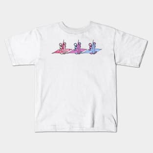 Three Chibis (Senbazuru) Kids T-Shirt